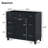 36" Bathroom Vanity-Black(Sink Not Included)