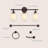 Jeneil 23.25" Vanity Light with Frosted Glass Shades and Bathroom Hardware Accessory Set-15668746