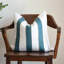 Jeté Boho bleu sarcelle et blanc-114397308-114397312