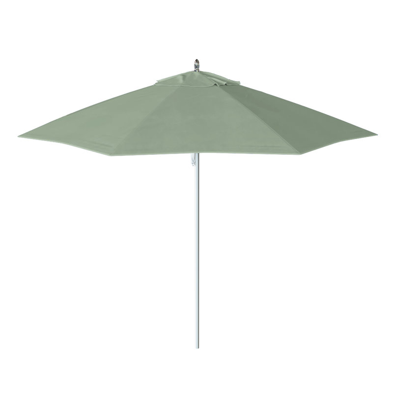 Parasol de marché 9 pi Thorton, 9', Tissage uni Sunbrella® palette brume