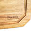 Planche à découper en bois d'acacia Viking avec rainure à jus