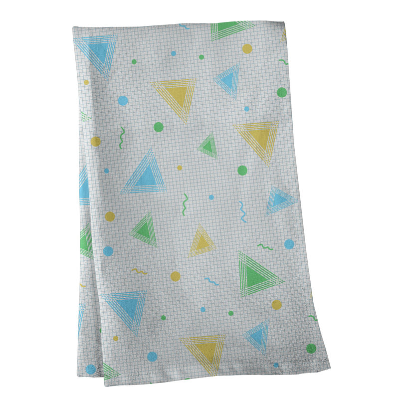 Mcguigan Tea Towel Kitchen Towel, Blue/Yellow/Green, Cotton Twill