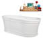 Baignoire autoportante et plateau 65 "avec drain interne Streamline-101697610