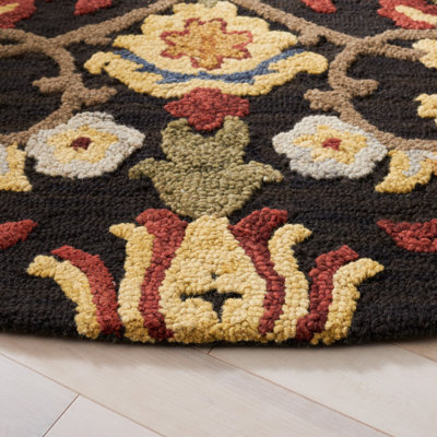Haimes Hand Tufted Wool Floral Rug