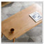 Table basse avec plateau en bois massif