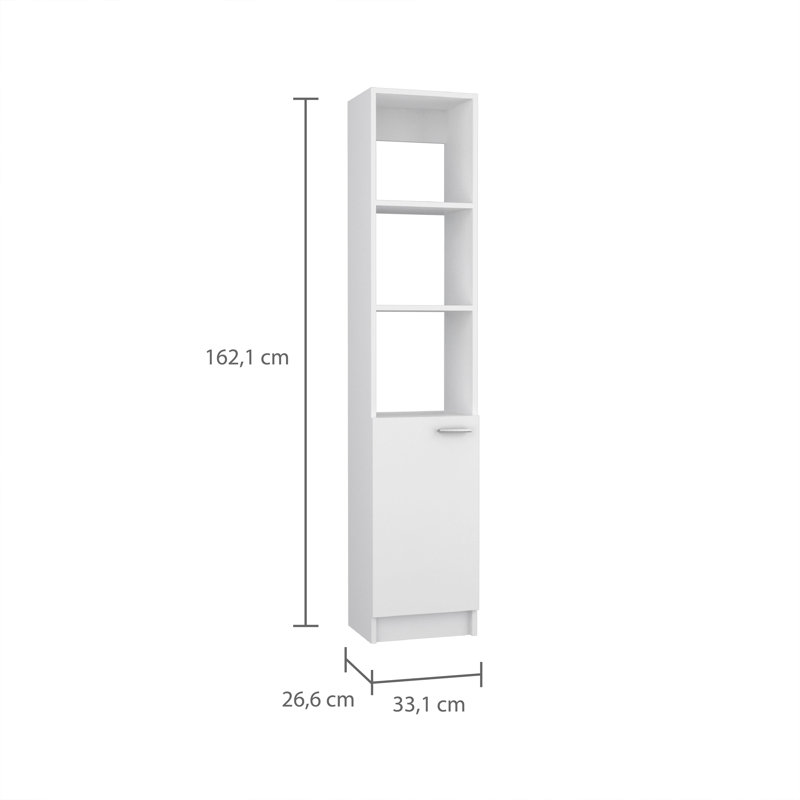 Geisz Freestanding Linen Cabinet
