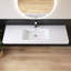 Lavabo de salle de bain double 59 po SMC