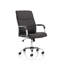 High-Back Executive Black Bonded Leather Chair