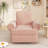 Luxurious Faux Leather Massage Recliner Chair With Swivel Base, Remote Control, And Adjustable Footrest For Ultimate Relaxation-1328194436