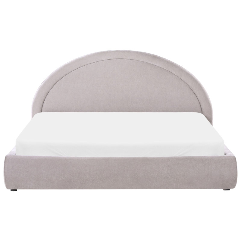 Upholstered Ottoman Storage Bed, Taupe, Super King (6')