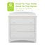 Commode 3 tiroirs avec plateau à langer et gris emboîtables Delta Kids Perry Delta-122057241