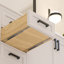 Meuble-lavabo double 72 po avec plateau en quartz blanc Rooh-101808813-101808810