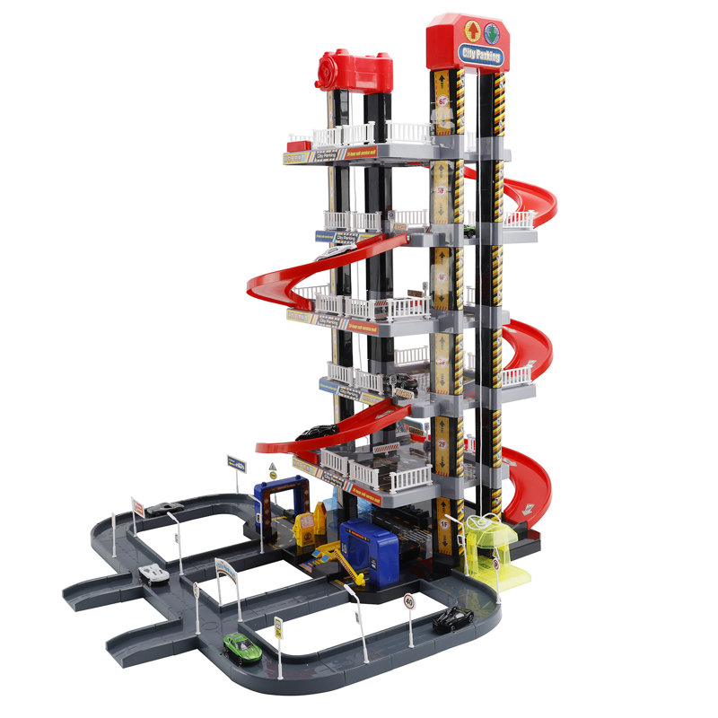 Parking Garage Block Play Learning Toys