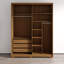 Armoire californienne 69,3 po avec tablettes réglables et tringle