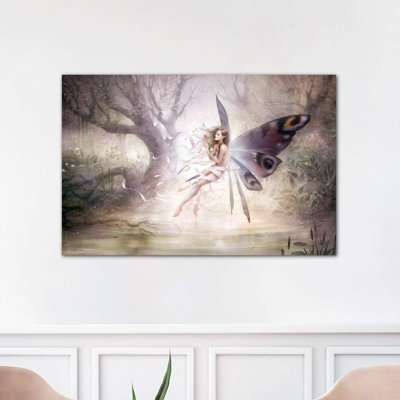 Amelia 1 Piece Wrapped Canvas Wall Art