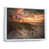 White Floater Framed