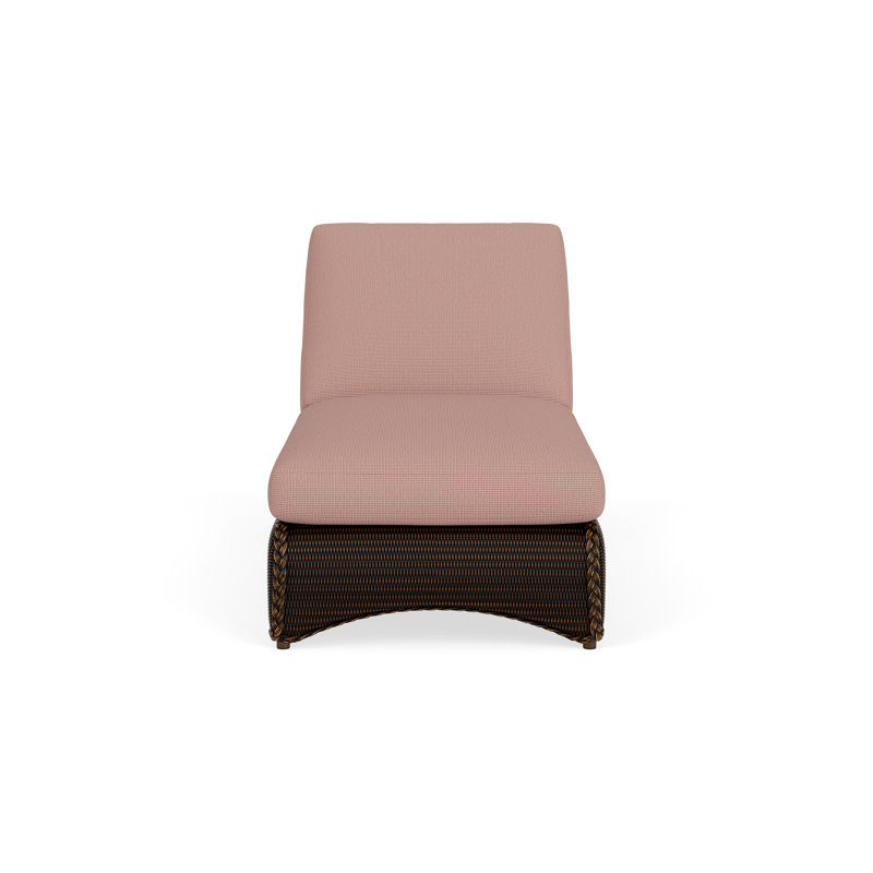 Loom Outdoor Chaise Lounge, Mink, Fife Sahara