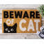Tapis «Beware of Cat»