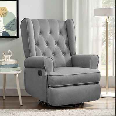 Fauteuil inclinable manuel oscillant avec repose-pieds Venancia