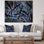 «Symmetric Spiral Blue Flower», impression-35062363-35062378
