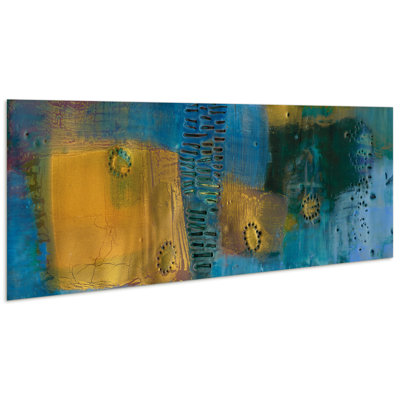 Reedy Blue I - Unframed Print on Glass