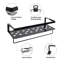 Floating Shelves Iron Wall Mounted Shelf with Towel Bar, Iron Shelves Set of 2-1787632523