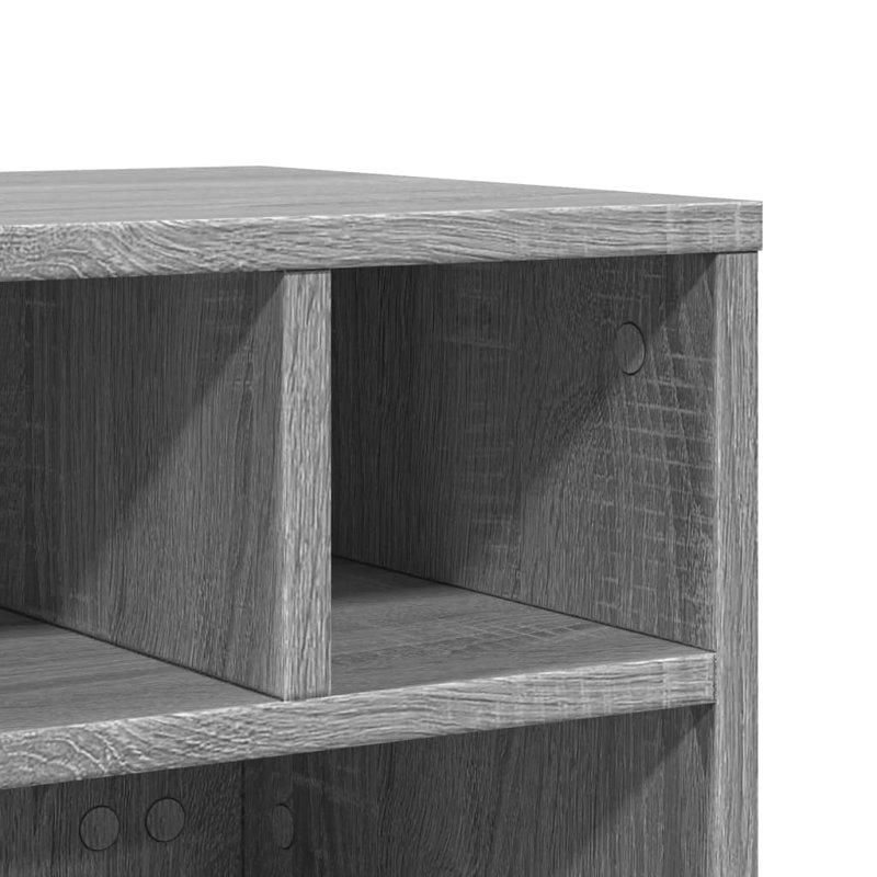 Printer Stand, 34.5cm H x 41cm W x 32cm D, Grey Sonoma