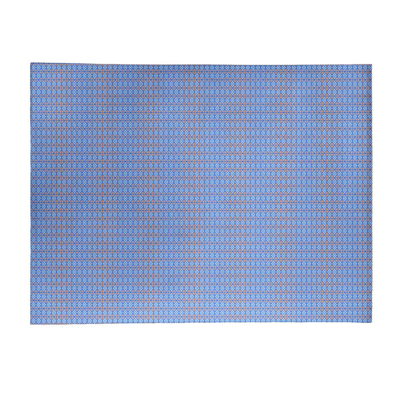 Tapis de zone mauve foncé diamants, Rectangle 8 pi x 10 pi