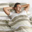 Ensemble de literie Cozy Stripe pour lit simple / simple TG