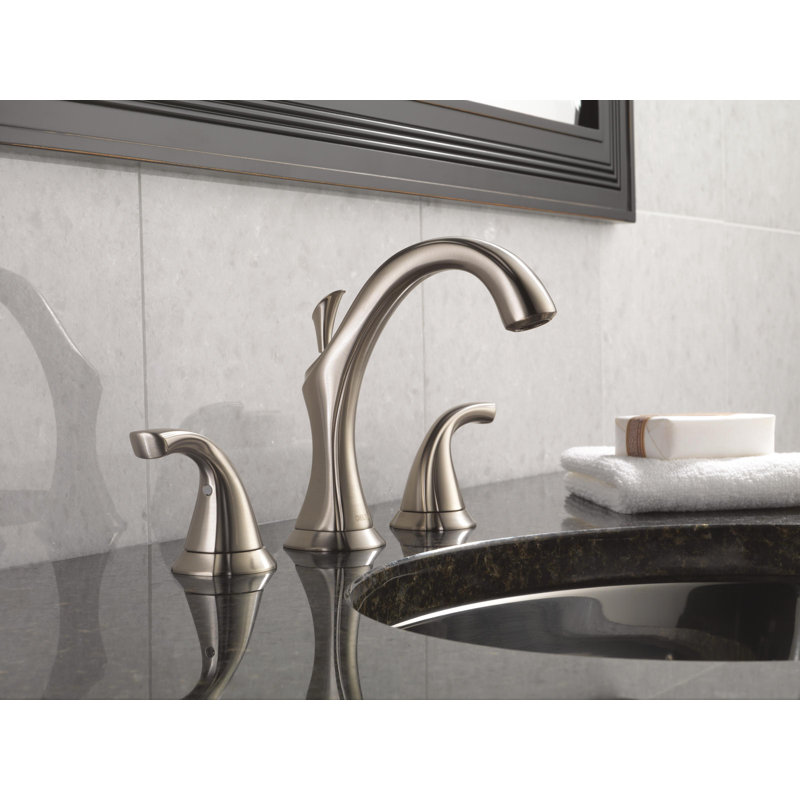 Addison Widespread Bathroom Faucet with Drain Assembly, Brilliance Stainless