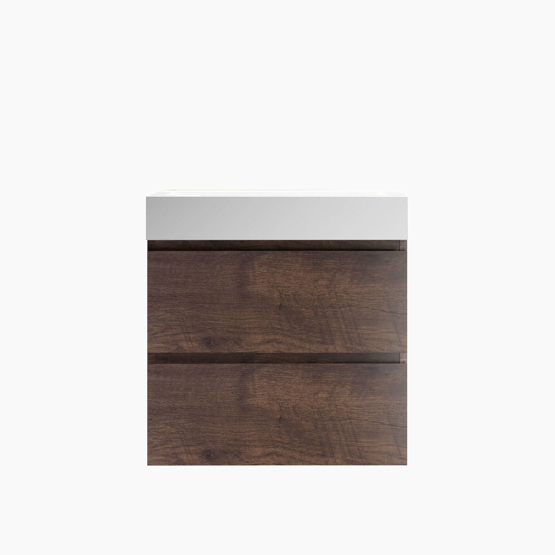 Hokku Designs Ensemble de meuble-lavabo mural avec lavabo Jakki-W