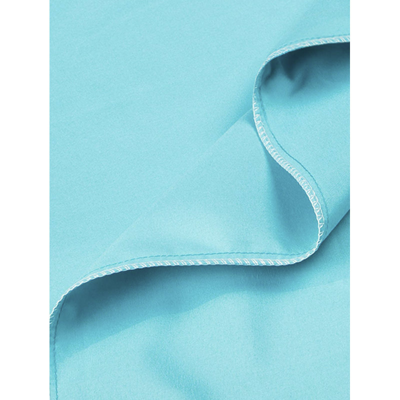 Ensemble de 2 taies d'oreiller en microfibre / polyester pour chambre d'amis , Turquoise