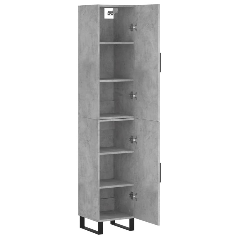 Nausica 34.5cm Sideboard, Concrete Grey