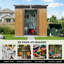 Remise de rangement extérieure en métal 6 pi x 5 pi avec portes coulissantes et fondation-123386288-123386289