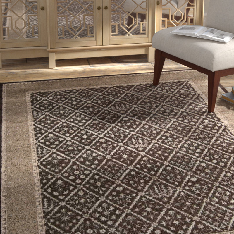 Martina Viscose Oriental Indoor Rug, Rectangle 9'6" x 13'