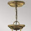 Baddesley 3 - Light Burnished Brass Urn Pendant