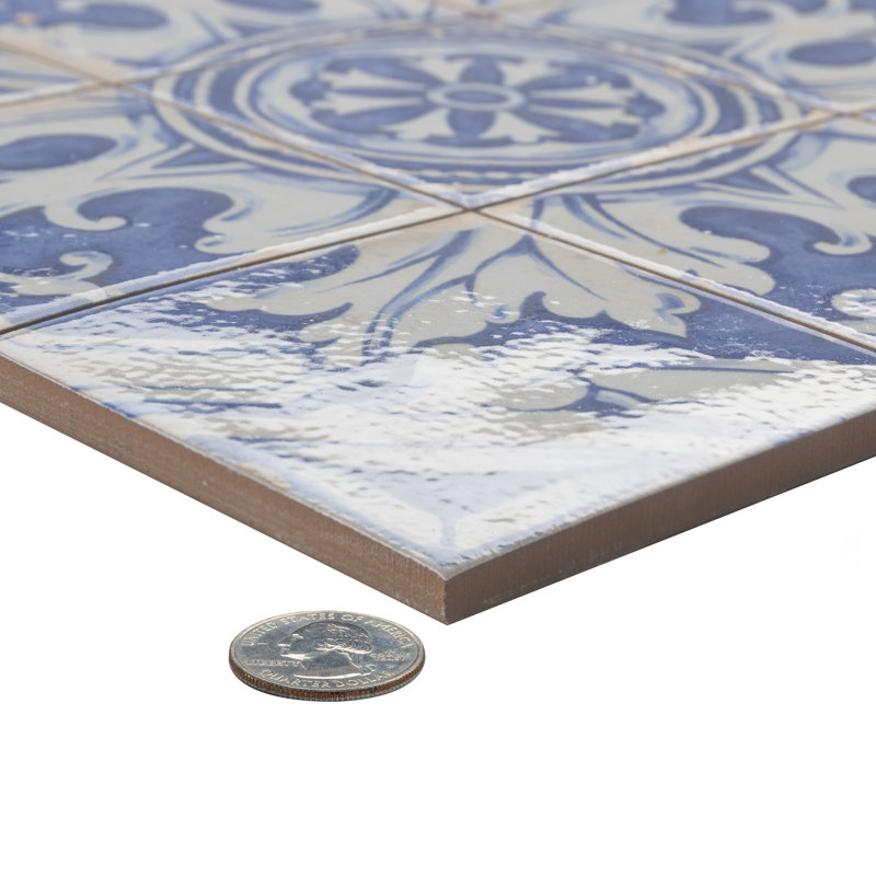 Kings Campania 13 In. X 13 In. Ceramic Floor And Wall Tile