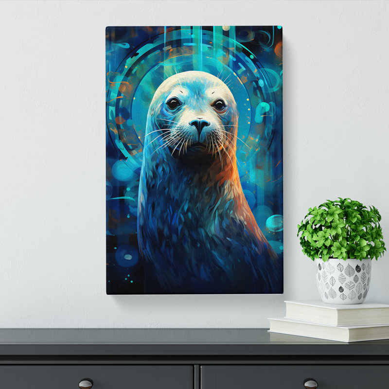Seal Futurism - No Frame Print, 60cm H x 40cm W x 3cm D