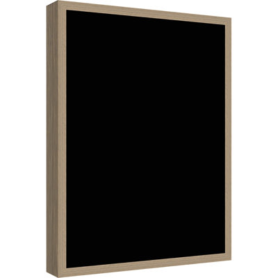 Tableau magnétique en tissu encadré, 19 x 25 cm, motif noir, pour l'organisation murale