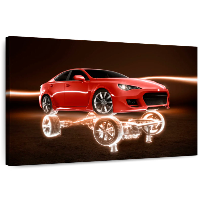 Cadre de voiture lumineux, H 24 po x l 36 po