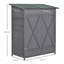 Haslet Solid Wood Garden Shed-1298903048