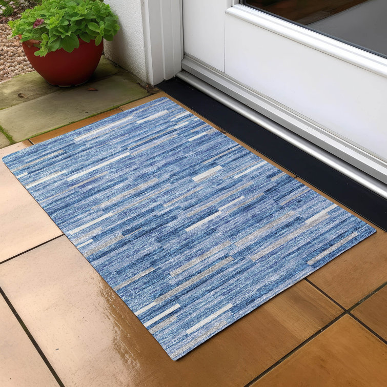 Malek Indoor/Outdoor Area Rug with Non-Slip Backing