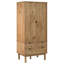 2 Door Solid + Manufactured Wood Wardrobe-583069982