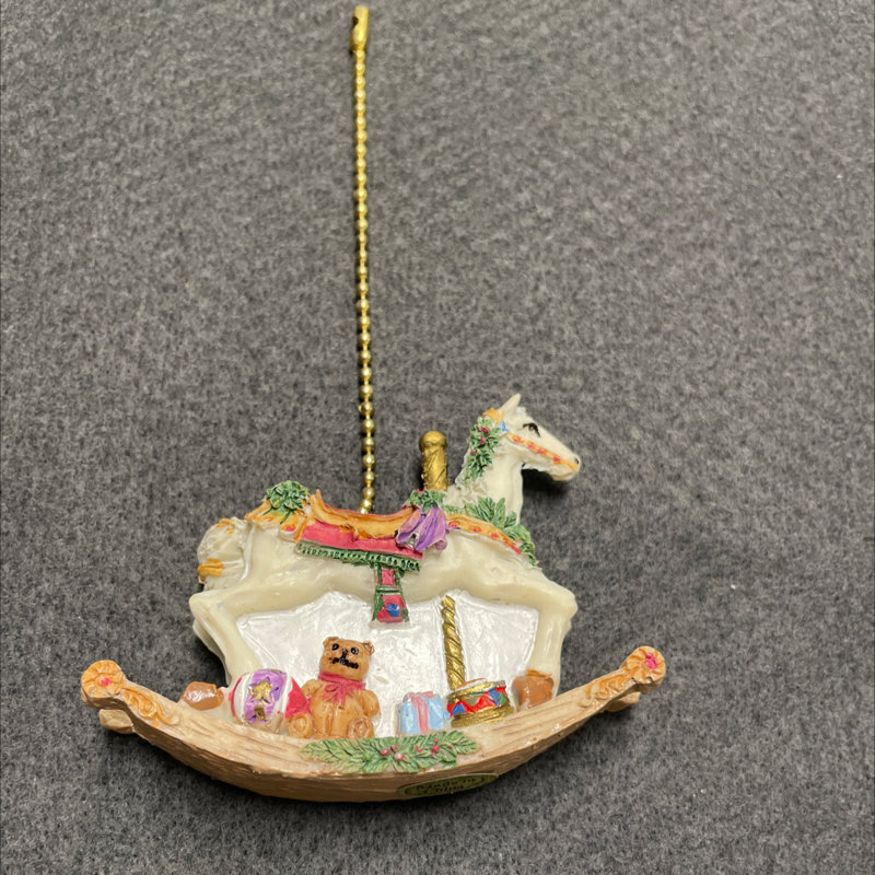 (Paquet de 5) Poignée de ventilateur de cheval carosel antique