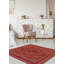 Tapis mauve noué à la main de conception unique 5 pi 1 po x 5 pi 10 po Joean