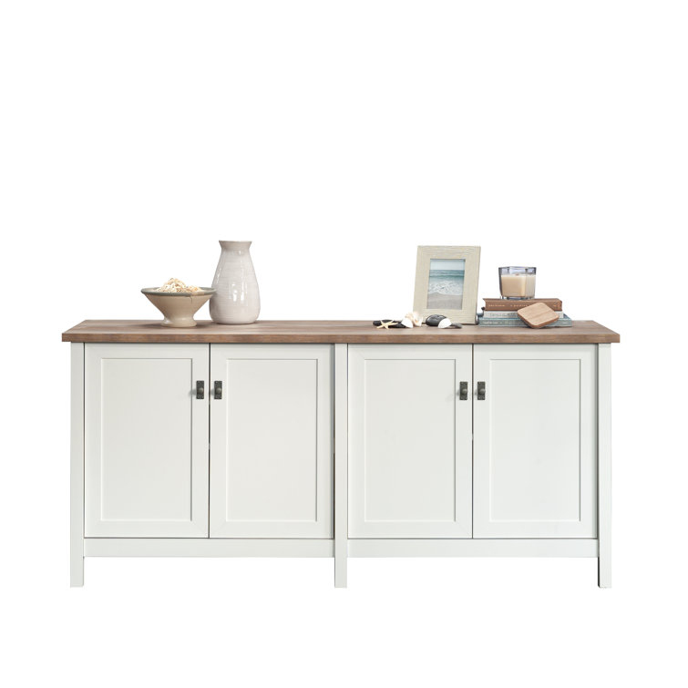 Emmit 65.12'' Wide 2 - Shelf Credenza with Cable Management