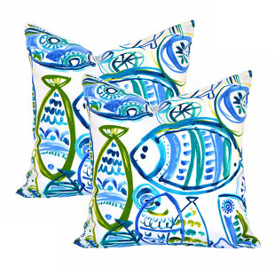 Highland Dunes Witsell Fish Pillow Cover - Wayfair Canada