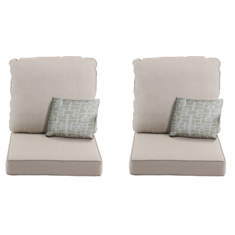 Coussin de siège / dossier extérieur 2 pièces Latitude Run®, Gris clair