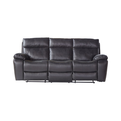 Mackie 88'' Faux Leather Reclining Sofa