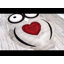 Tapis beige à motif d'hibou 3D Buenrostro